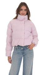 Lilac Puffer Jacket